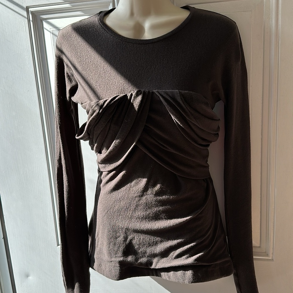 Carven draped jersey